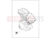 HARLEY-DAVIDSON DYNA SWITCHBACK  - FLD 103 ENGINE ASSEMBLY - TWIN CAM 96â¢