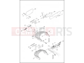 Harley-Davidson 2016 SOFTAIL HERITAGE SOFTAIL CLASSIC  - FLSTC LICENSE PLATE BRACKETS - FXSB