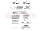 Harley-Davidson 2016 TOURING ROAD GLIDE  - FLTRX LABELS