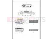 LABELS - Harley-Davidson V-ROD MUSCLE - VRSCF 105 2015
