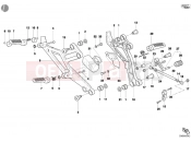 DUCATI 2001 Monster S4 FOOTREST » FRAME