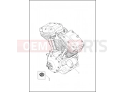 Harley-Davidson 2014 TRIKE TRI GLIDE ULTRA CLASSIC  - FLHTCUTG ENGINE ASSEMBLY, TWIN-COOLEDâ¢ - TWIN CAM 103â¢