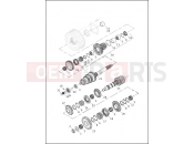 Harley-Davidson 2013 DYNA DYNA FAT BOB  - FXDF 103 TRANSMISSION GEARS