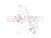 Harley-Davidson 2013 SOFTAIL BLACKLINE  - FXS 103 BRAKE LINES, FRONT, ABS