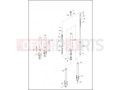 FORK, FRONT - Harley-Davidson V-ROD MUSCLE - VRSCF 105 2013