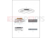LABELS - Harley-Davidson V-ROD MUSCLE - VRSCF 105 2013