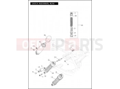 HARLEY-DAVIDSON DYNA SWITCHBACK  - FLD SHOCK ABSORBERS, REAR