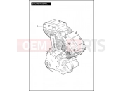 Harley-Davidson 2012 DYNA DYNA FAT BOB  - FXDF ENGINE ASSEMBLY - TWIN CAM 103â¢