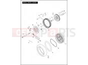Harley-Davidson 2012 DYNA DYNA FAT BOB  - FXDF WHEEL, REAR, LACED
