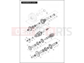 Harley-Davidson 2012 DYNA DYNA LOW RIDER  - FXDL TRANSMISSION GEARS
