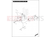 Harley-Davidson 2012 SOFTAIL HERITAGE SOFTAIL CLASSIC  - FLSTC 103 BRAKE LINE & MODULE, REAR, ABS