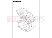 Harley-Davidson 2012 SOFTAIL FAT BOY  - FLSTF 103 ENGINE ASSEMBLY - TWIN CAM 96â¢