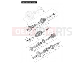 Harley-Davidson 2012 SOFTAIL BLACKLINE  - FXS 103 TRANSMISSION GEARS