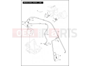 Harley-Davidson 2012 TOURING ROAD KING CLASSIC  - FLHRC BRAKE LINES, FRONT - ABS
