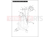 Harley-Davidson 2012 TOURING ELECTRA GLIDE CLASSIC  - FLHTC BRAKE LINES & MODULE, REAR - ABS