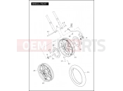 WHEELS, FRONT - Harley-Davidson VRSCDX NIGHT ROD SPECIAL - VRSCDX 2012