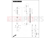 Harley-Davidson 2011 SOFTAIL HERITAGE SOFTAIL CLASSIC  - FLSTC FORK, FRONT - FXST