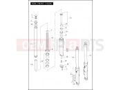Harley-Davidson 2011 SOFTAIL FAT BOY LO  - FLSTFB FORK, FRONT - FXCWC