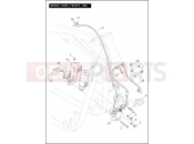 Harley-Davidson 2011 SOFTAIL BLACKLINE  - FXS BRAKE LINES, FRONT, ABS