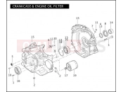 Harley-Davidson 2011 TOURING ELECTRA GLIDE CLASSIC  - FLHTC 103 CRANKCASE & ENGINE OIL FILTER - TWIN CAM 96â¢