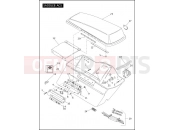 Harley-Davidson 2011 TOURING ELECTRA GLIDE CLASSIC  - FLHTC 103 SADDLEBAGS (3 OF 3)