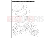 Harley-Davidson 2011 TOURING ELECTRA GLIDE CLASSIC  - FLHTC 103 WINDSHIELD, FAIRING & HEADLAMPS - FLTRU & FLTRX