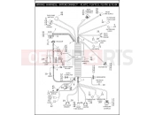 Harley-Davidson 2011 TOURING ELECTRA GLIDE CLASSIC  - FLHTC 103 WIRING HARNESS, INTERCONNECT - FLHTC, FLHTCU, FLHTK & FLHX (2 OF 2)