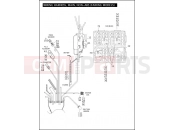 Harley-Davidson 2011 TOURING ELECTRA GLIDE CLASSIC  - FLHTC 103 WIRING HARNESS, MAIN, NON-ABS (FAIRING MODELS) (3 OF 6)