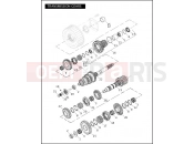 HARLEY-DAVIDSON STREET GLIDE  - FLHX 103 TRANSMISSION GEARS
