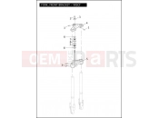 Harley-Davidson 2011 VRSC VRSCDX NIGHT ROD SPECIAL  - VRSCDX FORK, FRONT BRACKET - VRSCF