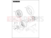 Harley-Davidson 2011 VRSC V-ROD MUSCLE  - VRSCF WHEELS, REAR