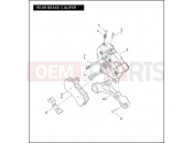 Harley-Davidson 2010 CVO/CUSTOM CVO ULTRA CLASSIC  - FLHTCUSE5 REAR BRAKE CALIPER
