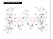 Harley-Davidson 2010 SOFTAIL FAT BOY  - FLSTF HANDLEBAR SWITCHES
