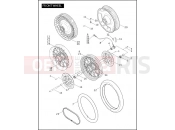 Harley-Davidson 2010 TOURING ELECTRA GLIDE STANDARD  - FLHT FRONT WHEEL