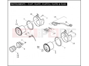 Harley-Davidson 2010 TOURING ULTRA CLASSIC  - FLHTCU INSTRUMENTS - FLHT, FLHTC, FLHTCU, FLHTK & FLHX