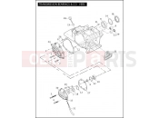 Harley-Davidson 2010 TOURING ULTRA CLASSIC  - FLHTCU TRANSMISSION BEARINGS & COVERS