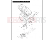 ENGINE MOUNTS & STABILIZER LINK - Harley-Davidson TRI GLIDE ULTRA CLASSIC - FLHTCUTG 2010