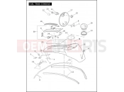 FUEL TANK CONSOLE - Harley-Davidson TRI GLIDE ULTRA CLASSIC - FLHTCUTG 2010