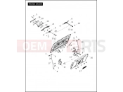 TRUNK DOOR - Harley-Davidson TRI GLIDE ULTRA CLASSIC - FLHTCUTG 2010