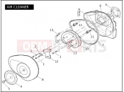 Harley-Davidson 2009 DYNA DYNA SUPER GLIDE  - FXD AIR CLEANER
