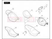 Harley-Davidson 2009 DYNA DYNA FAT BOB  - FXDF SEATS