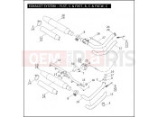 Harley-Davidson 2009 SOFTAIL HERITAGE SOFTAIL CLASSIC  - FLSTC EXHAUST SYSTEM - FLST, C & FXST, B, C & FXCW, C