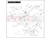 Harley-Davidson 2009 TOURING ELECTRA GLIDE CLASSIC  - FLHTC INNER FAIRING - FLTR