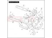 EXHAUST SYSTEM - Harley-Davidson STREET GLIDE - FLHX 2009