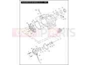 TRANSMISSION BEARINGS & COVERS - Harley-Davidson STREET GLIDE - FLHX 2009