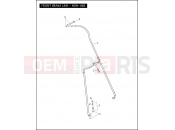 Harley-Davidson 2009 TOURING ROAD GLIDE  - FLTR FRONT BRAKE LINE - NON-ABS