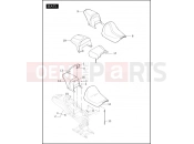 SEATS - Harley-Davidson VRSCAW V-ROD - VRSCAW 2009