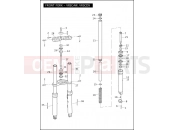 FRONT FORK - VRSCAW, VRSCDX - Harley-Davidson VRSCDX NIGHT ROD SPECIAL - VRSCDX 2009