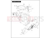 Harley-Davidson 2009 VRSC V-ROD MUSCLE  - VRSCF COSMETIC COVERS - VRSCF