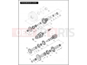 Harley-Davidson 2008 CVO/CUSTOM CVO ULTRA CLASSIC  - FLHTCUSE3 TRANSMISSION GEARS